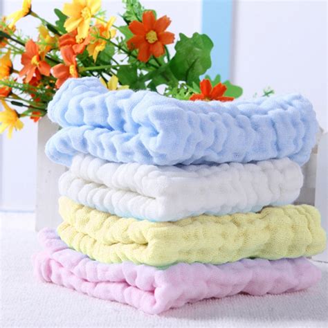 Ludlz Baby Muslin Washcloths Natural Muslin Cotton Baby Wipes Soft