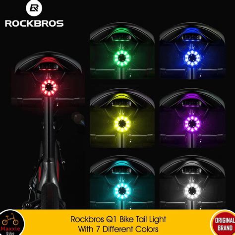 Jual Kb Rockbros Q Lampu Belakang Sepeda Warna Usb Rechargeable