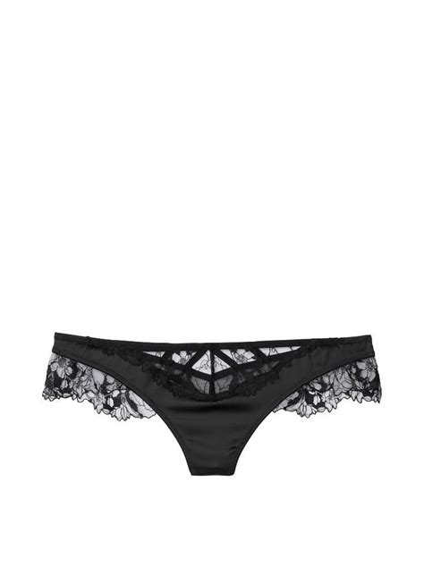 Трусики Vs Very Sexy Black Lace Satin Thong Panty купить недорого в Киеве цена в Украине