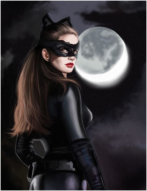 Anne Hathaway As Catwoman By Martadewinter On Deviantart