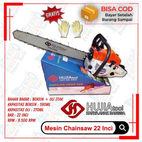 Jual Produk Gergaji Pohon Chainsaw Bensin Termurah Dan Terlengkap