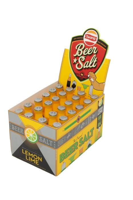 Twang Lemon Lime Beer Salt Long Neck Display Of 24