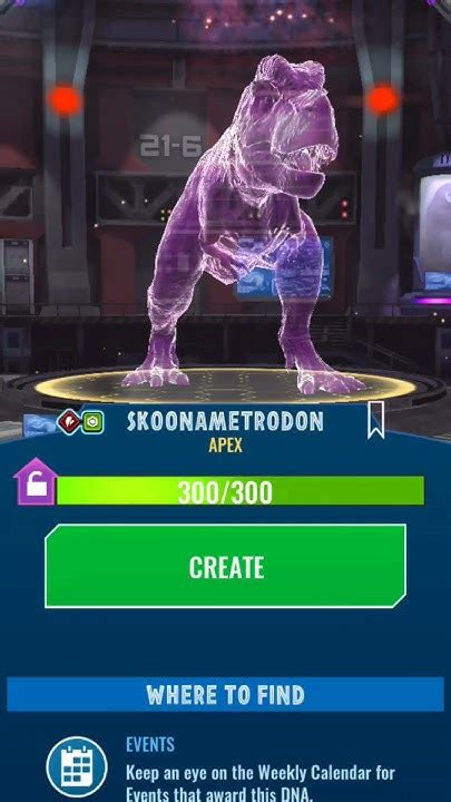 Unlocking Skoonametrodon Apex Jurassic World Alive Youtube