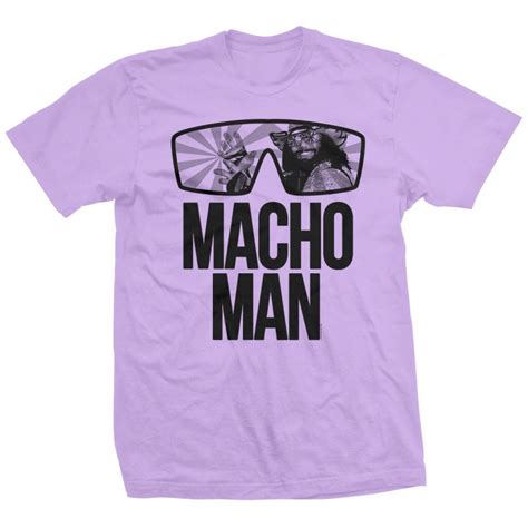 Macho Man Randy Savage Officially Licensed T Shirt Classic Macho Man T