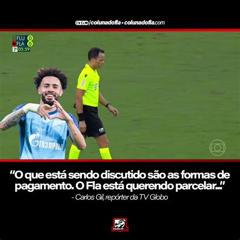 Coluna do Fla Flamengo on Twitter Carlos Gil repórter da Globo