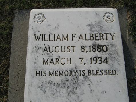 William Fewell Alberty Find A Grave Memorial