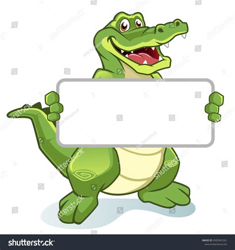 Crocodile Mascot Cartoon Vector Stock Vector Royalty Free 2020541501