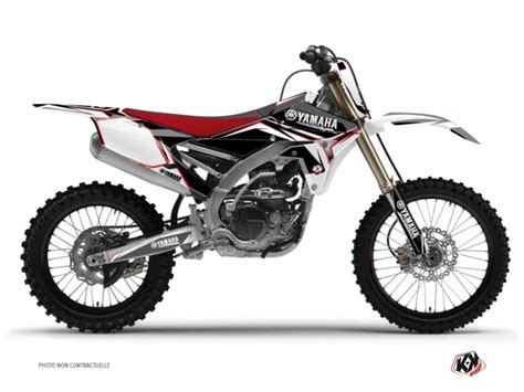 Yamaha 450 YZF Dirt Bike Concept Graphic Kit Red Kutvek Kit Graphik