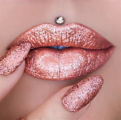 Metallic Gold Lipstick