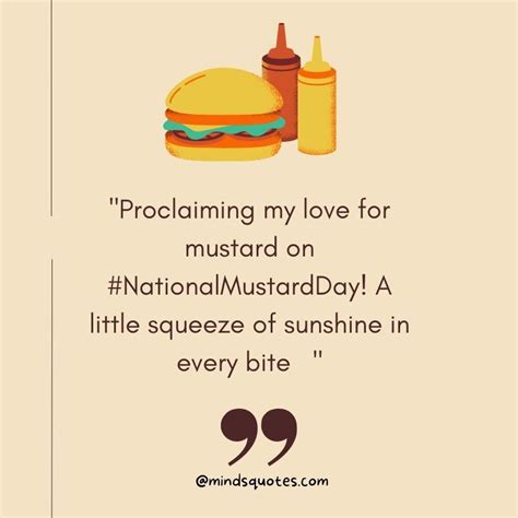 50 Best National Mustard Day Quotes, Wishes & Messages