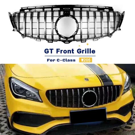 GT Front Grille For Mercedes W205 Suitable For 2015 2018 C Class C180