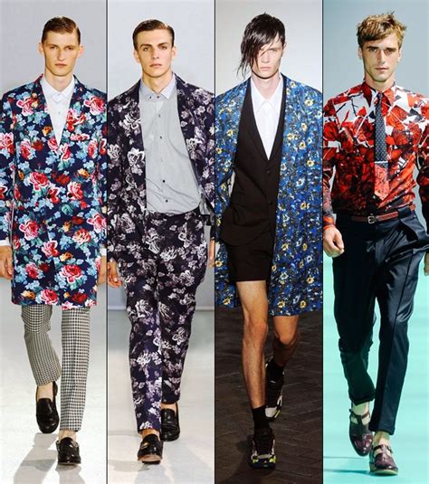 Men’s Spring/Summer 2014 Fashion Trend Floral Prints – BMS | Bachelor of Management Studies ...