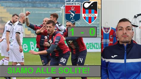 TARANTO Vs CATANIA 1 0 YouTube