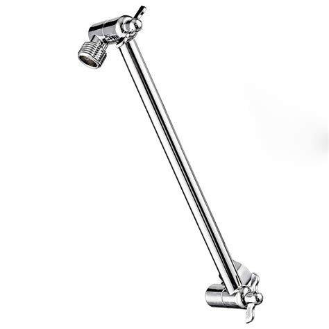 Adjustable Shower Head Extension Arm Brushed Nickel - Amazadesign