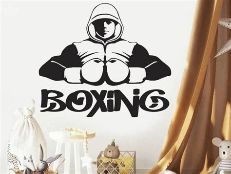 Adesivo De Parede Boxe Luta Esporte Decora O Elo