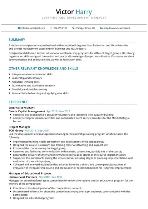 Education Resume Examples Page 3 Of 6 2023 Resumekraft