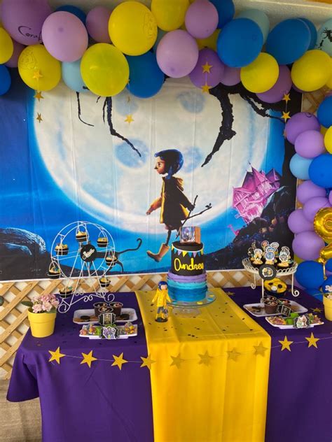 Coraline Birthday Decor Birthday Party Themes Birthday Party Theme