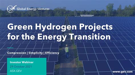 Pdf Green Hydrogen Projects For The Energy Transition Pdfslide Net