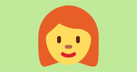 👩‍🦰 Emoji De Mujer 4 Significados Y Botón De Copiar Y Pegar