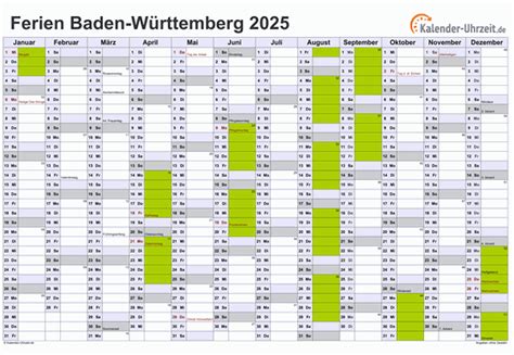 Schulferien In Baden Württemberg 2025 Planungsgrundlage Für Familien