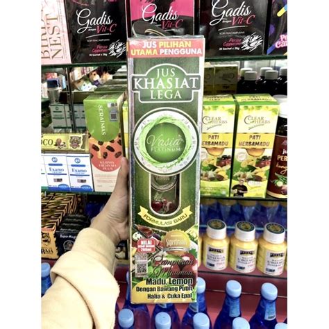 Jus Khasiat Lega Platinum 260ml Original Shopee Malaysia