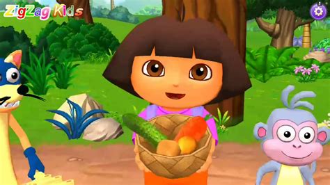 Dora A Exploradora English Adventure Learning Episode 27 Vegetables Zigzag Youtube