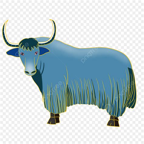 Yak Animal Clipart Vector, Green Yak Animal, Green, Yak, Animal PNG Image For Free Download