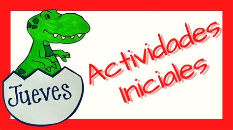 281 Actividades Iniciales Youtube