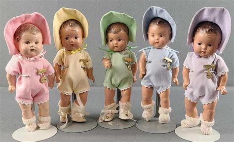 Bid Now Madame Alexander Dionne Quintuplets Dolls December 6 0121 9