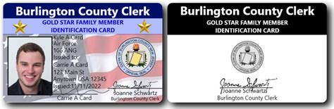 Burlington County Veterans Id Card Scannable Id Card Maker Id Card