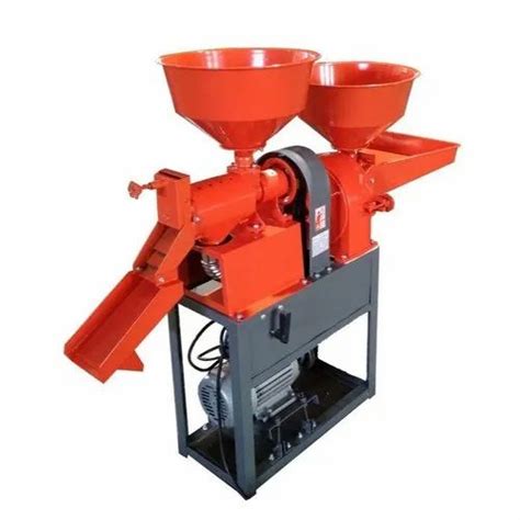 Semi Automatic 3hp 6n40 Combined Mini Rice Mill Single Phase Capacity