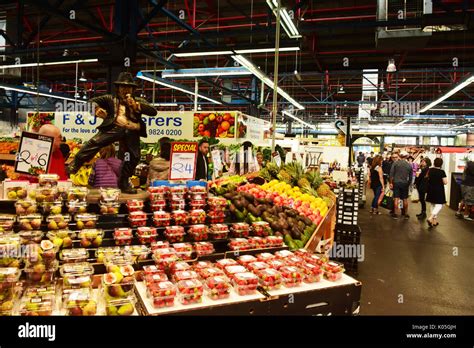 Prahran Market Melbourne Victoria Australia Stock Photo Alamy