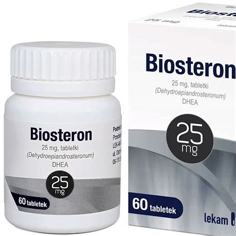 Biosteron 25 mg 60 tabletek (5909990961023) • Cena, Opinie • Potencja ...