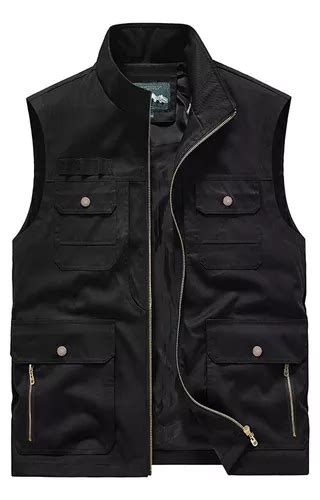 Cargo Vest Chaleco Táctico De Cuello Alto Para Hombre Chaqu Meses sin