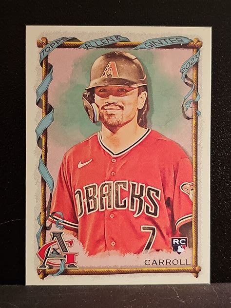 2023 Topps Allen And Ginter 11 Corbin Carroll RC DIAMONDBACKS EBay