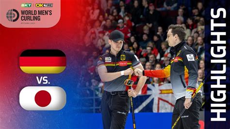 GERMANY V JAPAN Round Robin BKT Tires OK Tire World Men S Curling