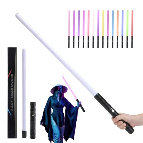 MIECZ SWIETLNY STAR WARS LED Z DZWIEK MIECZ ŚWIETLNY METAL RGB 14 KOLOR