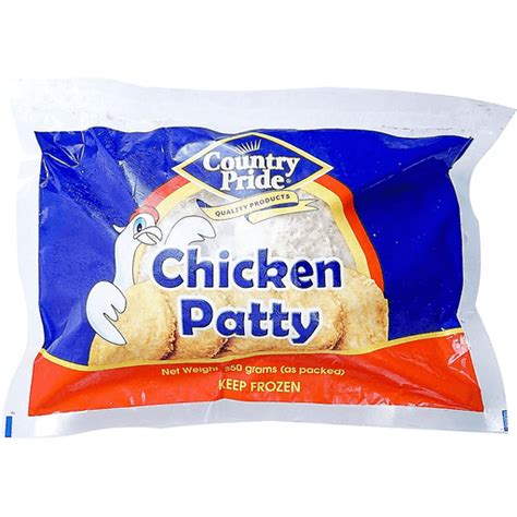 Country Pride Chicken Patties 350g Frozen Meats Steaks Walter Mart