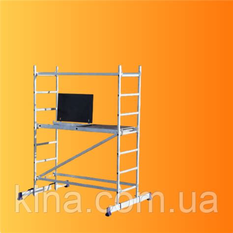 Купить Вышка-тура строительная алюминиевая рабочая высота 3.0 (м), цена ...