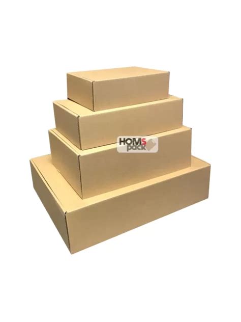 Caja de Cartón Autoarmable Kraft 30X20X10 Premium 2 5 Kgs Max HOMS