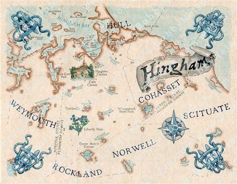 image 0 Harbor Island, Watercolor Paper Texture, Hingham, Matboard, Map ...