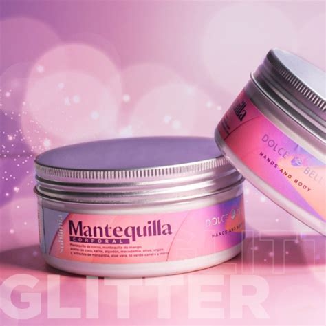 Mantequilla Corporal Con Glitter Dolce Bella Oh Lala Beauty Bar