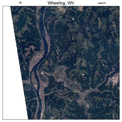 Aerial Photography Map of Wheeling, WV West Virginia