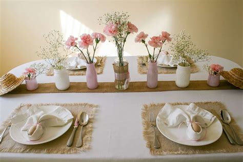 Sweet & Simple Easter Brunch Table Setting ~ Adorn the Table