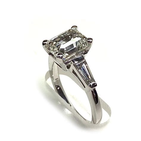 3 Carat Lab Grown Diamond Ring - Emerald Cut | Katz Jewelry Company New York City