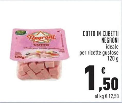 Cotto In Cubetti Conad Agosto