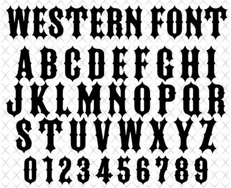 Country Font Rodeo Font Svg Western Font Svg Fonts Cowboy Font Svg