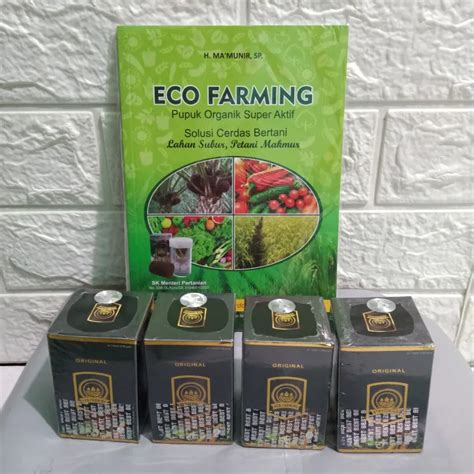 4 PCS PUPUK ORGANIK ECO FARMING ORIGINAL SUPER AKTIF Lazada Indonesia