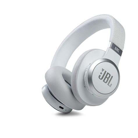 JBL Over-Ear Headphones Wireless With Noise Cancelling White ...