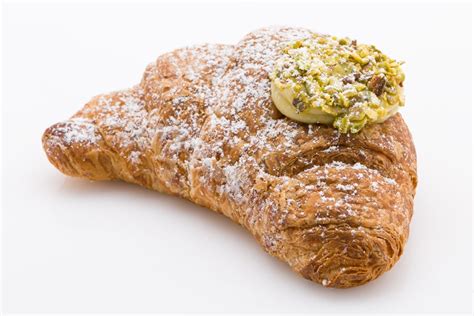 Pistachio Crema Filled Croissant Gerbinos Italian Bakery